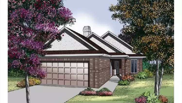 image of southern house plan 6853